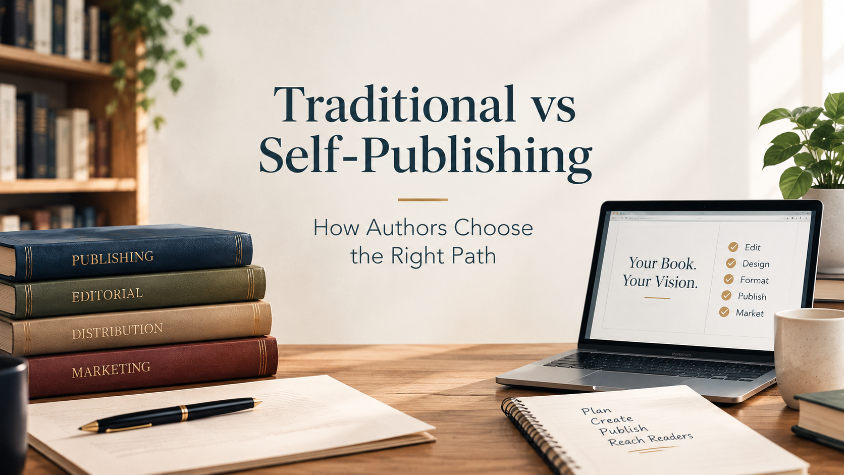 Traditional vs Self-Publishing: What Authors Should Know Before Choosing