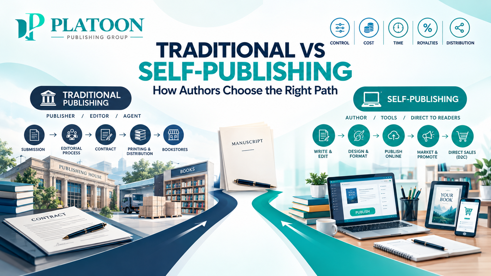 traditional publishing vs self publishing